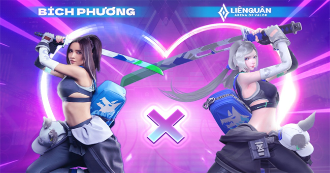 Lien Quan X Bich Phuong Nhan Free Skin Butterfly Soi Xam Moi