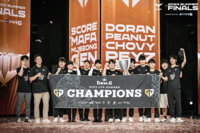 GEN.G CÂN BẰNG KỶ LỤC CỦA T1 VỚI CHIẾC CUP VÔ ĐỊCH LCK